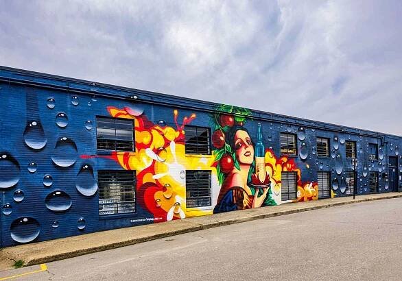 South Slope Mural, Asheville