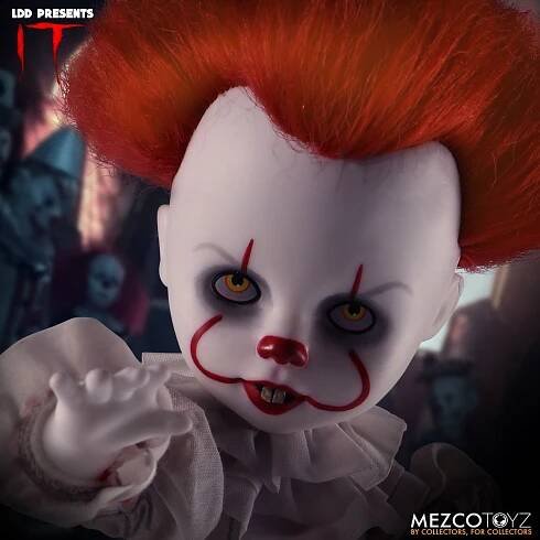 It (2017) - sběratelská panenka Pennywise (Living Dead Dolls) 25 cm | Figures.cz