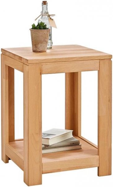 Linea Natura ODKLÁDACÍ STOLEK, jádrový buk, barvy buku