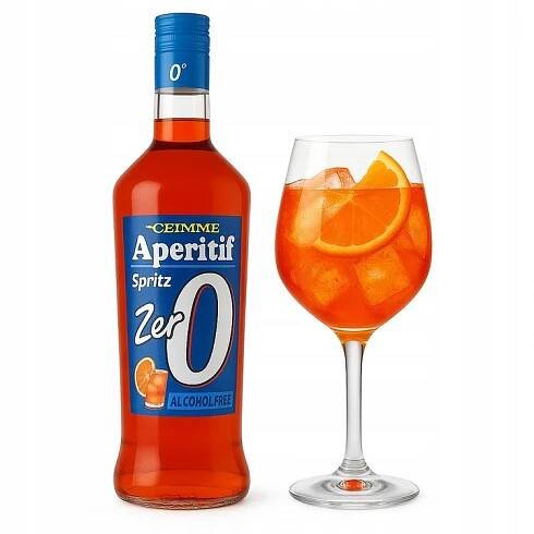 Aperol Spritz Likier bezalkoholowy Aperitif Zero 1l włoski produkt bez %