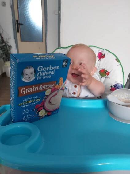 Recenze GERBER Cereal mléčné kaše ovocné na dobrou noc - Recenze/hodnocení - Modrý koník