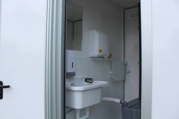 Sanitární přívěs Tomplan TWC25.01.01 750kg - mobilní WC - 2 kabiny
