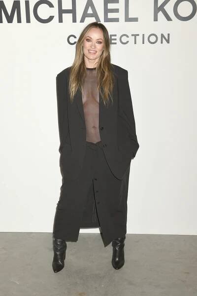 Olivia Wilde at the Michael Kors fashion show.