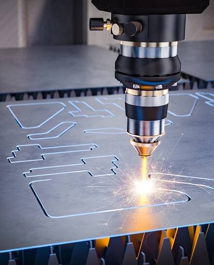 cnc laser machinery for metal cutting.