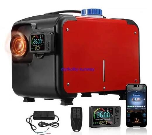 Nezávislé topení 230V/24V/12V s dálkovým ovladačem s Bluetooth