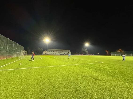 Osvětlení stadionu Lapač v Uherském Brodě - Abatec
