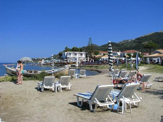 Argassi - pláž - Zakynthos