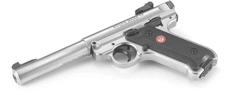 Pistole Ruger MK IV Stainless, 22 LR