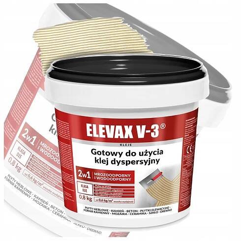 Lepidlo na dlaždice ze dřeva Glazury Mrazuvzdorné Elastické 0,8 kg JURGA