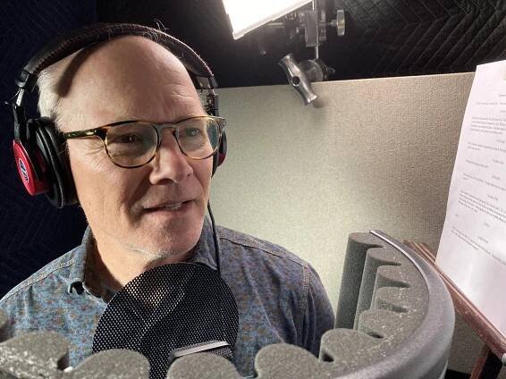 Dan Butler Recording Podcast Photo Whittaker Ingbretson 1