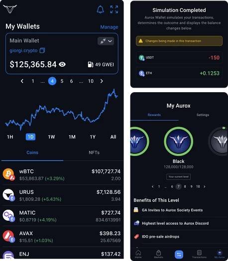 Aurox Wallet | The Most Secure Web3 Wallet | First Wallet With Rewards | Multichain DeFi Wallet