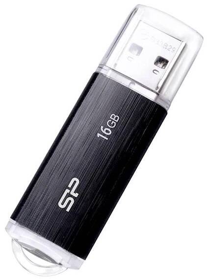 USB Flash Silicon Power Ultima U02 16 GB (SP016GBUF2U02V1K) černý