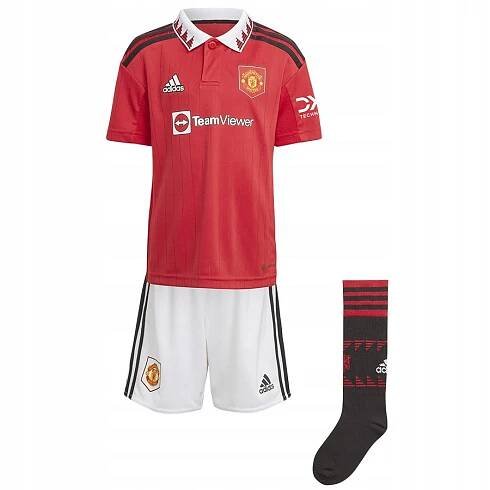 ADIDAS MANCHESTER UNITED H MINI (98) Dětský komplet Červený