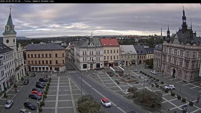 Severočeské kamery - Webkamera Turnov - náměstí Českého ráje