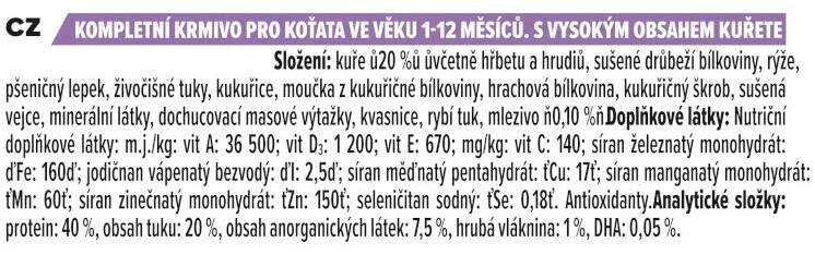 Pro Plan Cat Kitten Healthy Start kuře 3 kg | Granule pro kočky, krmivo pro kočky i koťata | Zvěrokruh