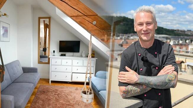 Známý šéfkuchař Lukáš Neckář ukázal své bydlení: Božský výhled na Prahu i koupelna s tajemstvím – eXtra.cz