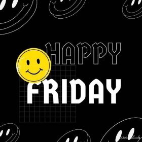 Happy Friday Card with Smile