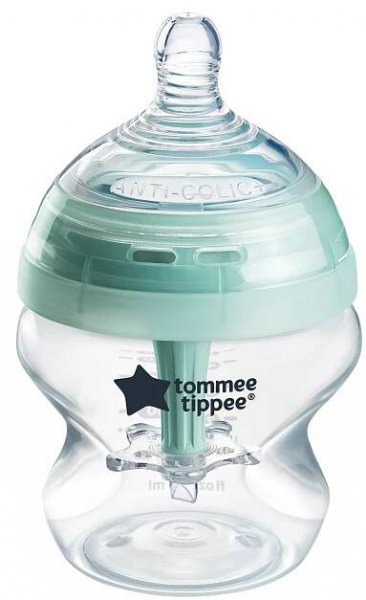 Tommee Tippee ADVANCED ANTI-COLIC Samosterilizační Kojenecká Lahev Pomalý Průtok 150 ml 0m+ - skladem