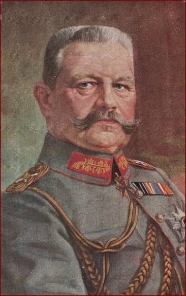 Armáda * Hindenburg, důstojník, portrét, válka, propagační * A680 | Aukro