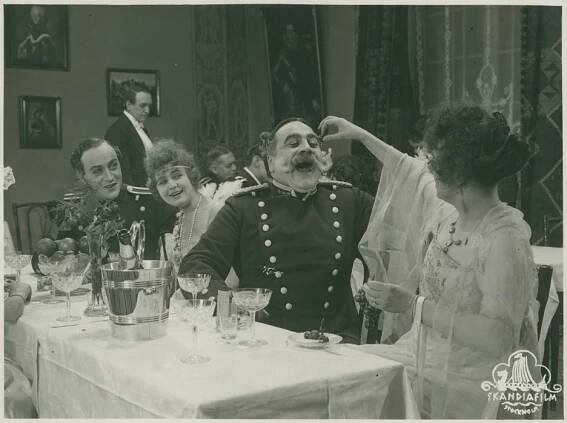 Gösta Ekman, Violet Molitor, Emile Stiebel - Gyurkovicsarna - Z filmu