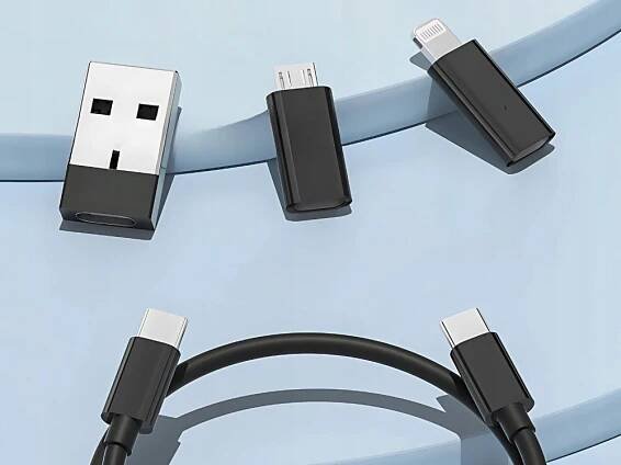 Adaptéry USB-C na Lightning / Micro USB / USB-A Sada 5v1 Bezpečnostní informace CE