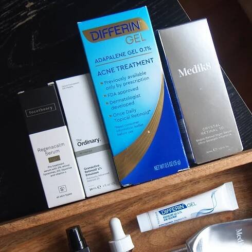 Retinoidy: Facetheory, Medik8, Ordinary, Differin