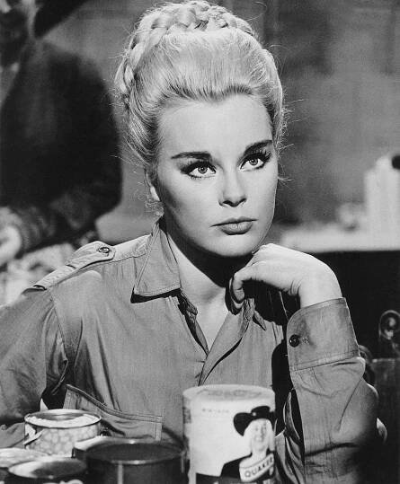 Elke Sommer In A Scene From The 1963 Movie &Amp;Quot;The Victors&Amp;Quot;.