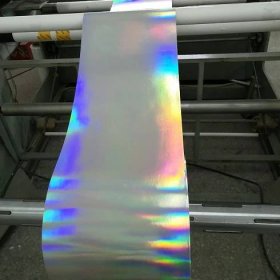 Plain Hologram Eggshell Sticker Paper Material in Rolls