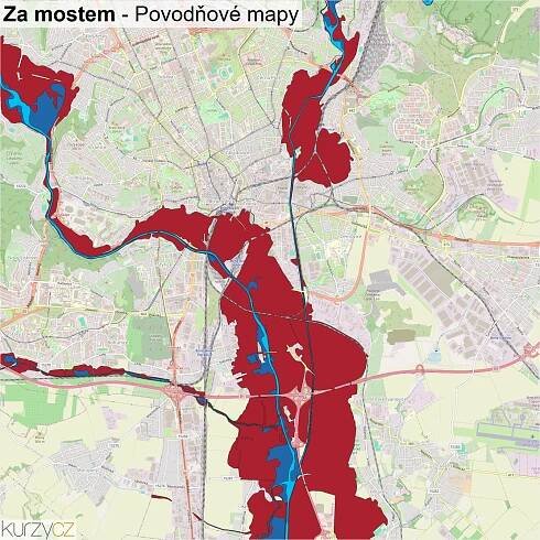 Za mostem - mapy | Kurzy.cz