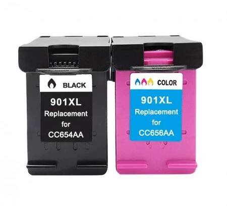 MULTIPACK HP 901XL BLACK + COLOR (CC654AE, CC656AE) KOMPATIBILNÍ