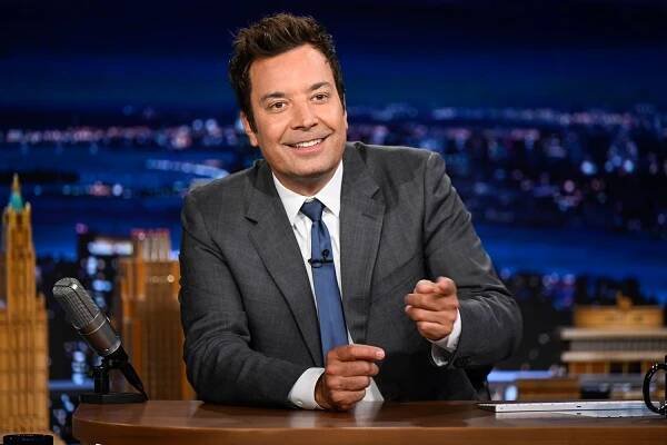 Host Jimmy Fallon during promos on Monday, August 11, 2025