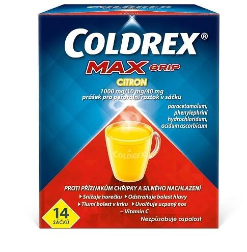 Coldrex MaxGrip Citron 14 sáčků