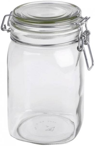 ZAVAŘOVACÍ SKLENICE - čiré, Basics, sklo (1,05 l) - Mäser