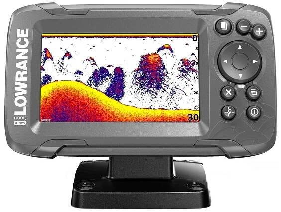 Lowrance Sonar Hook2 4X se Sondou Bullet Skimmer