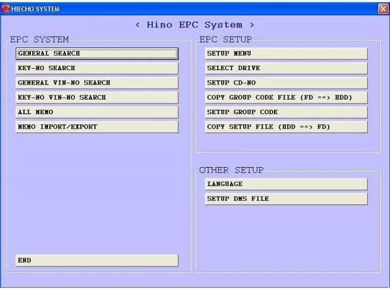 HINO TRUCKS 2014 EPC PARTS CATALOG