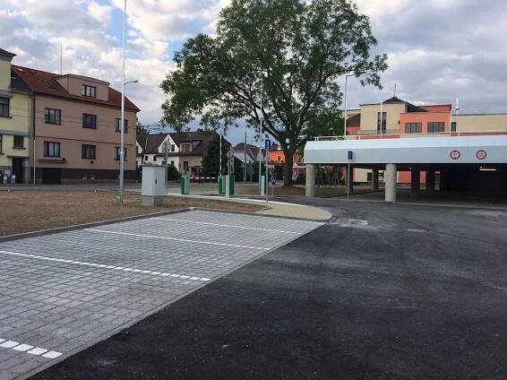 Výstavba dvoupodlažního parkoviště nemocnice České Budějovice