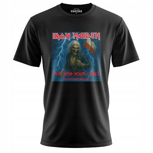 TRIČKO IRON MAIDEN KONCERT Varšava 2025 RUN FOR YOUR LIVES Velikost S