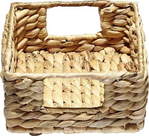 KOŠ DO REGÁLU, přírodní barvy - přírodní barvy, Basics, přírodní materiály (20/16/8cm) - Landscape