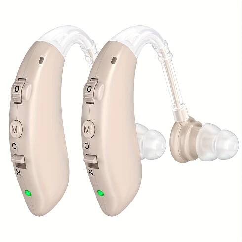 K&FCOPTEE 1 Pair Hearing Aids For Seniors Rechargeable, Hearing Amplifier * Behind The Ear Hearing *, Rechargeable