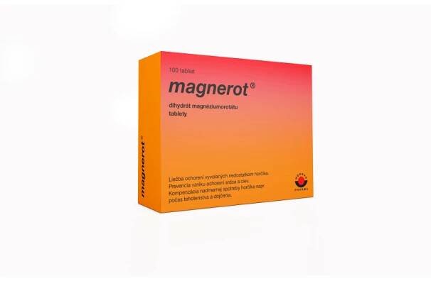 Magnerot 100 tbl | Magnézium - Horčík - Stres - Únava | Lieky24.sk