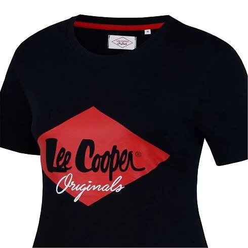 dámské tričko LEE COOPER - BLACK - XL