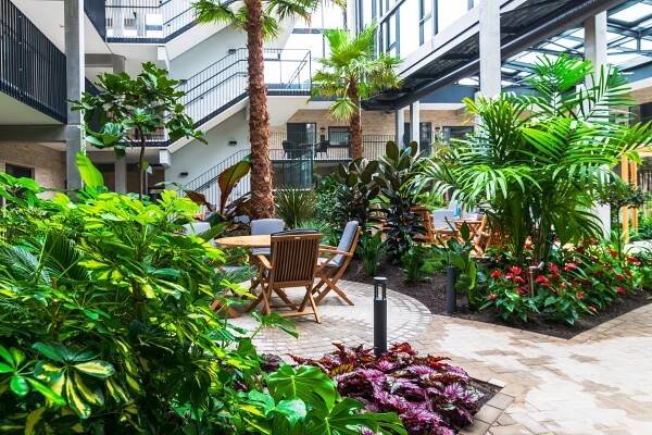 Zelená atria Jungle House | JUNGLE INTERIORS, s.r.o.