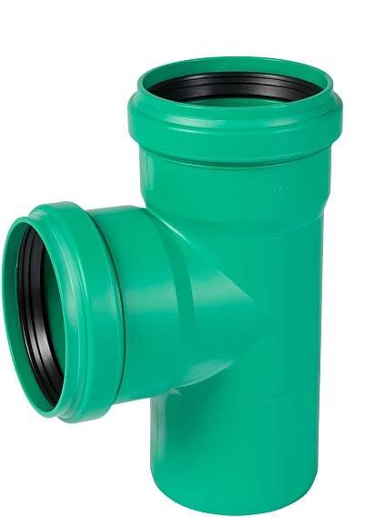 Odbočka kanalizační Osma KG 2000 Polypropylen PPKGEA 87°, DN 110 x 110, zelená