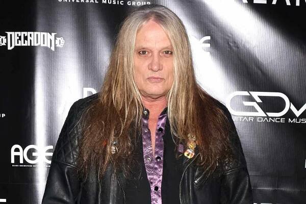 Sebastian Bach attends A Night of GDM at AREA15 on February 17, 2023 in Las Vegas, Nevada.
