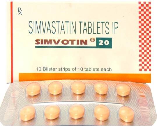 Simvotin 20 mg Tablet