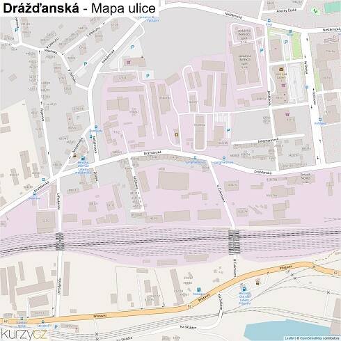 Drážďanská - mapy | Kurzy.cz