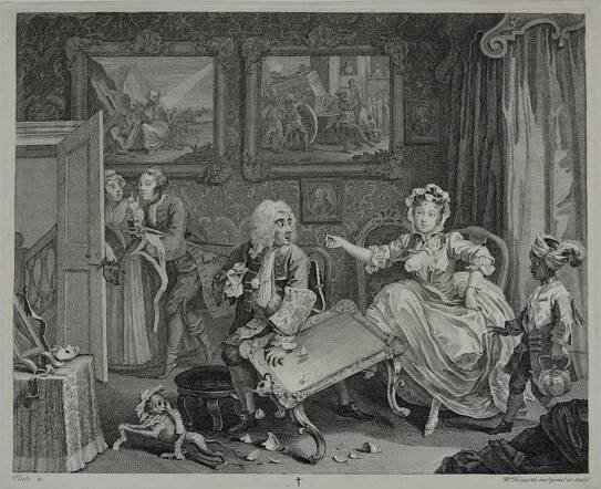 A Harlot's Progress, Plate 2