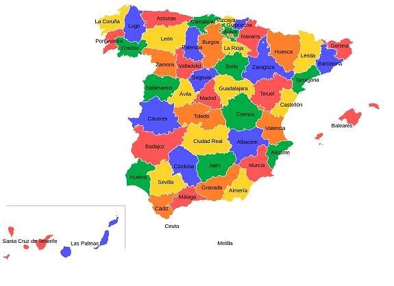 Simple Guide to - Spain Provinces - And Autonomous Communities