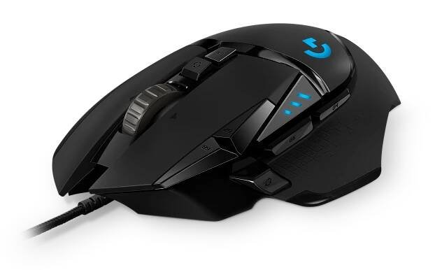 Herní myš Logitech G502 dostala revoluční snímač HERO 16K