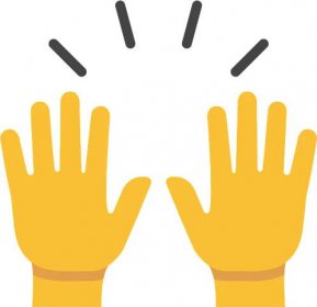 Download Raising Hands Emoji Png, Transparent Png - vhv
